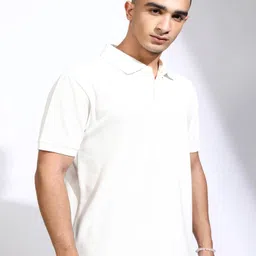 HIGHLANDER Men Polo Collar Relaxed Fit Tshirt-image-59