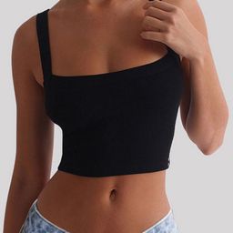 StyleCast x Revolte Women Shoulder Straps Tank Crop Top-image-115