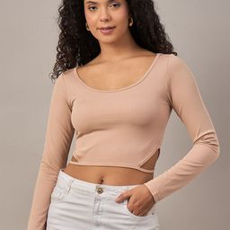 R.Code by The Roadster Life Co. Women Fitted Crop Top-image-84