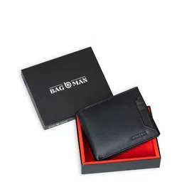 BAGMAN Men Leather Two Fold Wallet-image-28