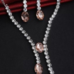 Sangria Stone-Studded Jewellery Set-image-79
