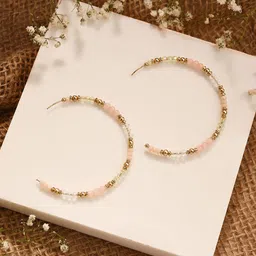 Accessorize Circular Half Hoop Earrings-46