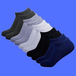 MJE Men Pack Of 5 Ankle-Length Socks-picture-39