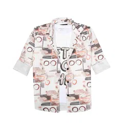 CHARCHIT Boys Comfort Opaque Printed Casual Shirt-image-40