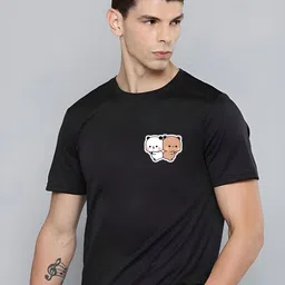 SZN Men Graphic Printed Round Neck T-shirt-image-65