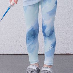 LULU & SKY Girls Tie & Dye Pattern Sports Tights-image-88