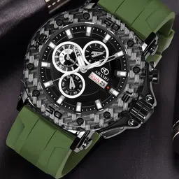 ADAMO Men Brass Dial & Straps Analogue Watch 890NGI02-55