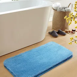 OBSESSIONS Blue 2400 GSM Anti-Skid BathRug-image-70