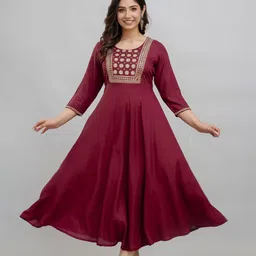G.L. FASHION Embroidered Gown Ethnic Dress-image-67