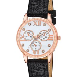 CSAMON Women Dial & Straps Analogue Watch C25RG_WH Mina BLK Leather_F-picture-11