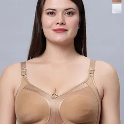 In Care Women Pack of 2 Full Coverage Heavily Paddedand Non-Wired seamless cups Bra-image-4