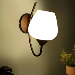 GAUVIK Black & White Metal Wall Lamp-57
