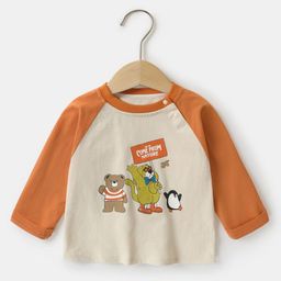YK Kids Graphic Printed Round Neck Cotton T-shirt-42