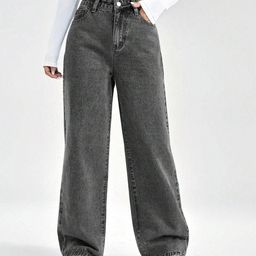Aadvi Fashion Women Original Straight Fit High-Rise Slash Knee Stretchable Jeans-image-99