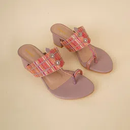 Rubeezz Women Open Toe Textured Block Sandals-picture-16