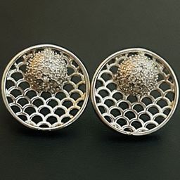 ANAMIKA Women Circular Studs Earrings-picture-28