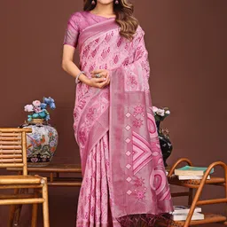 Astita Grace in Every Thread Woven Design Zari Saree-image-69