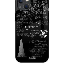 QRIOH Geometric Printed iPhone 13 Mini Back Case Mobile Accessories-image-74