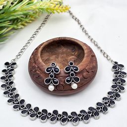 Oxy Jewels Gold-Plated Brass Jewellery Set-image-91