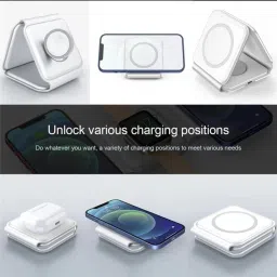Muvit Compact 3-in-1 Charging Dock for Apple Devices Charging Pad image 5