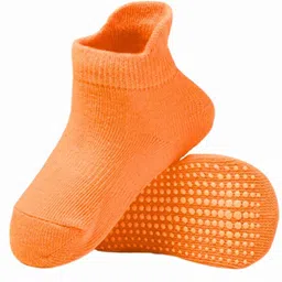 AHC Kids Cotton Anti Skid Ankle Length Socks-image-34