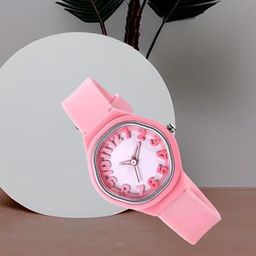SWADESI STUFF Unisex Kids Dial & Straps Analogue Watch MIN 02 PINK 2019-14