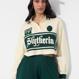 The Souled Store Oversized Slytherin Prefect Typography Printed Pure Cotton T-Shirt-image-20