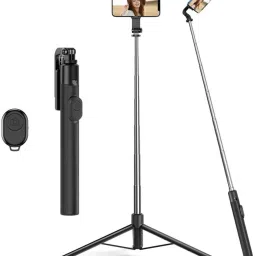GETGETO Long Selfie Stick Tripod 170cm with Wireless Remote for Photography Tripod Kit-image-1