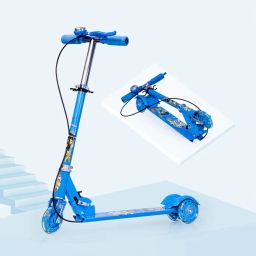Runner Scooter with Adjustable Height, Foldable and LED Light On Wheel-image-7