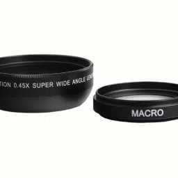 Wifton Mobile Camera Lens with Clip 0.45X Wide Angle + 12.5X Macro 2 in 1-E6 Mobile Phone Lens-3
