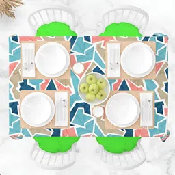 ArtzFolio Multicoloured Anti-Slip 4-Seater Table Cover image 3