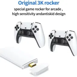 EXtreme PS5 M15 Retro Game Stick, 4K HDMI Output & Wireless Controller Video Games 64 GB with Cadilac and Dinosaur, Tekken 3, Mario Contra, Other Retro Games image 3
