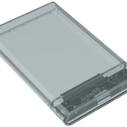 Flipkart SmartBuy USB 2.0 External Hard Drive Enclosure HDD/SSD, Transparent 2.5 inch SSD Sata Hard Disk External Portable Case-20