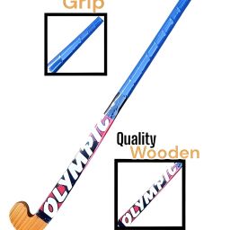 Wooden Hockey Stick For Practice And Beginner Level Hockey Stick - 36 inch-image-1