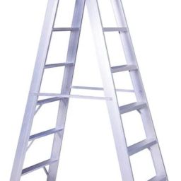 6-step Heavy Duty Foldable (with anti skid shoes) 7-feet Aluminium Ladder-0