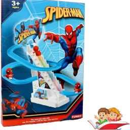Spiderman Track Toys for Kids - Small Spiderman Stair Climbing Toys for Kids-image-11