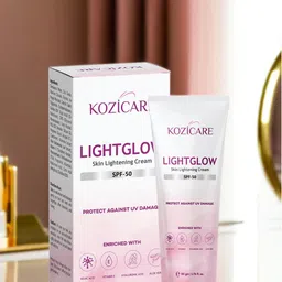 KOZICARE LightGlow Skin Whitening & Brightening Gel With SPF 50 Protection - 50 g-39