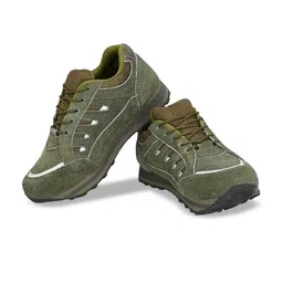 GOOD MINAR Men Woven Design Leather Trekking Shoes-image-92