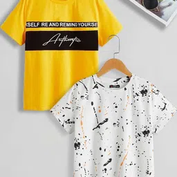 Dagcros Pack of 2 Boys Multi Tshirts-picture-24