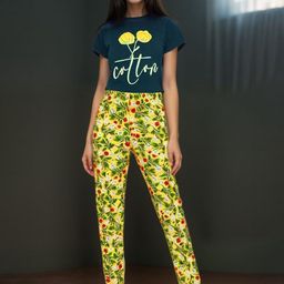 Uttam Girls Floral Printed Night suit-image-68