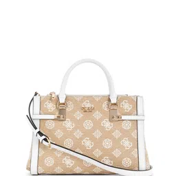 GUESS Printed Half Moon Handheld Bag image 1