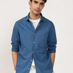 Andamen Semi Casual Men Cotton Twill Regular Fit Shirt-image-95