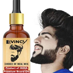 LIVINCY Premium Beard Growth Oil With Coconut - 30 ml-25