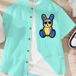 ALANTA Boys Regular Fit Classic Shirt-54