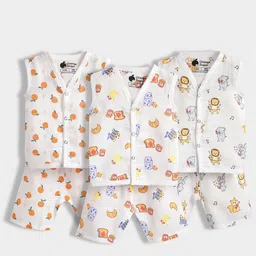 Orange Sugar Unisex Kids Printed Shorts-35