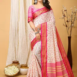 V3 FASHION STUDIO Ethnic Motifs Zari Art Silk Banarasi Saree-picture-53