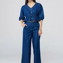 20Dresses V-Neck Top With Trousers Co-Ords-image-64