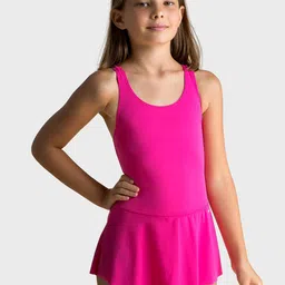 Nabaiji By Decathlon Round Neck Sleeveless Swim Dress With Attached Shorts-image-4