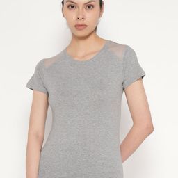 appulse Women Solid Round Neck Slim Fit T-shirt-image-16