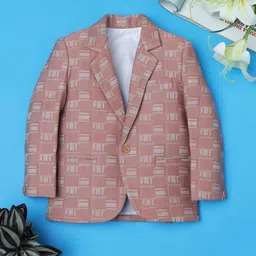 Ridokidz Boys Self-Design Tailored-Fit Casual Blazer-image-52